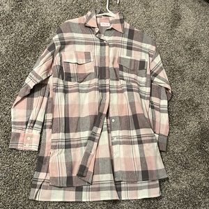 pink lily flannel